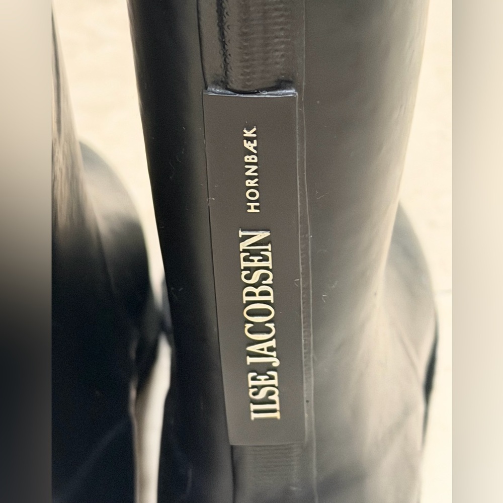 Ilse Jacobsen Black Winter Rain Boots - Picture 3 of 9